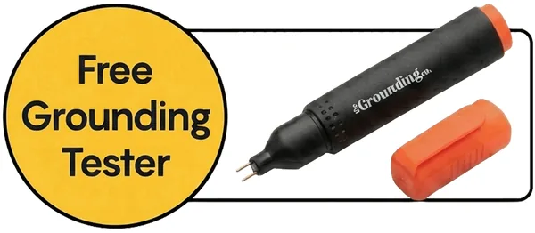Free grounding tester included with every Terra Grounding Bed Sheet order